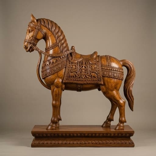 Majestic Kerala Royal War Horse angle 2