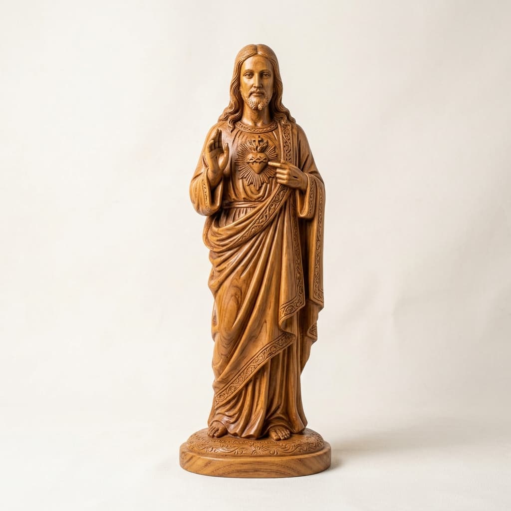 Sacred Heart of Jesus Statue - View 1